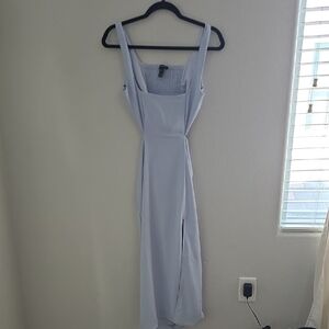 Forever 21 Light Blue Strapless Dress